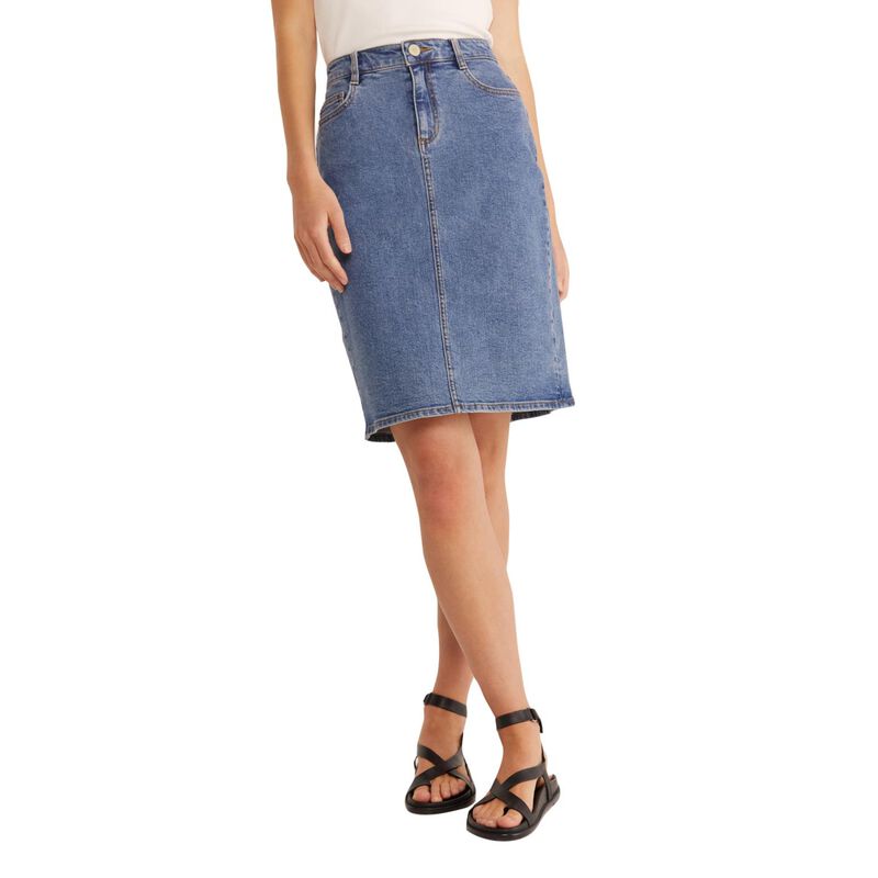 Sportscraft Brodie Denim Skirt image number 0